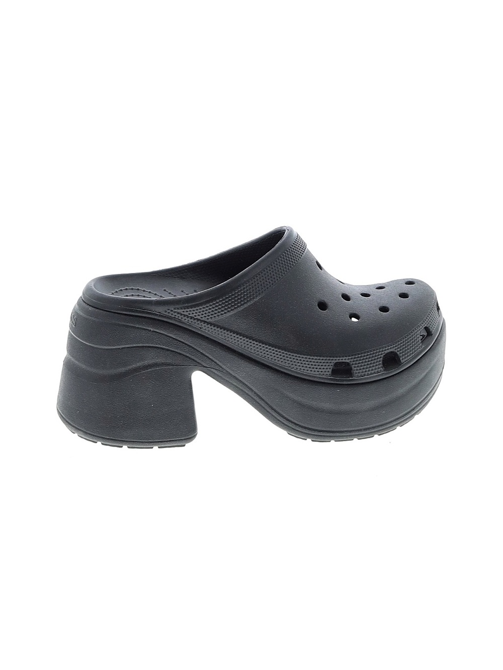 Black siren  Platform Clog Mules - Women's Slip-On Comfort